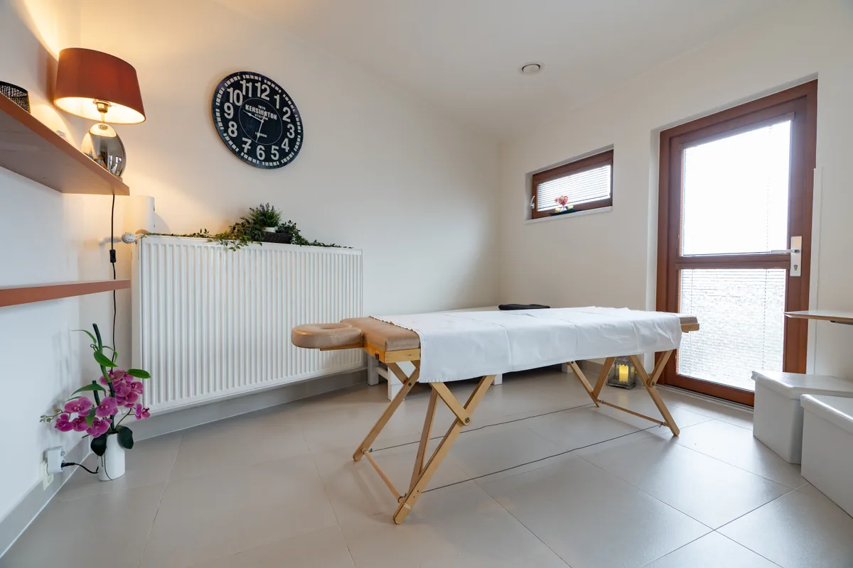 Lounger in the spa relaxation area